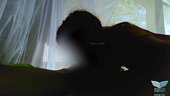 Morning woods fuck with cute small tits creampie