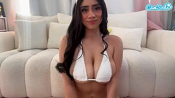 violet myers stuffs glass dildo deep for wild pussy orgasm