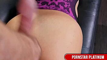 Fit hunk Brad Knight wrecks blonde milf Karen Fishers holes