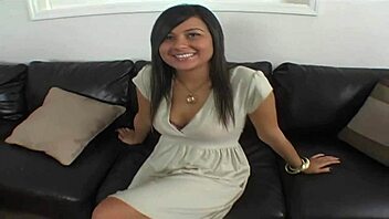 Samira's Shaved Pussy Stretched Wide In Pov Monster Cock Ride!