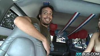 redhead delila darling's public 4th july hardcore fuck