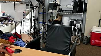 blonde pornstar bends over obediently for black cock