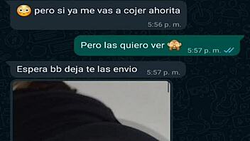 Mi Amiga En Mini Short Se Pone Caliente En Whatsapp Chat!