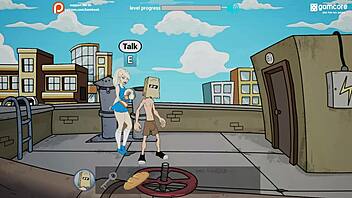 uh fuckerman campus parody got this fat bbw futanari milf chasin' me...