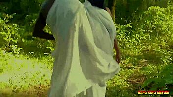 naughty ex-girlfriend fucked hard outdoors in the bushes