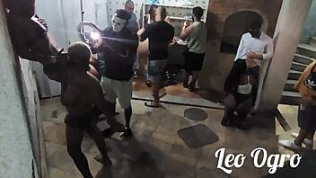 Chubby Brazilian Ebony Nana Diaba Sucks in Wild Orgy