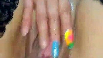 la coneja rabitquicky squirts wild with toy and fingers, blonde tetona machine explodes multiple times
