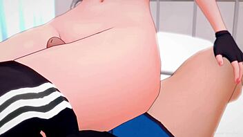 gwen loves sneaky workouts wanna give her that big cock adult parody style?