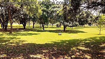 i flash my big tits and curvy latina ass publicly before vagninho's monster cock pounds my pierced hole outdoor full adventure with luna oliveira