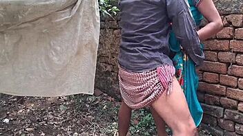 Desi Wife's Wild Outdoor Fuck with Neighbor Boys