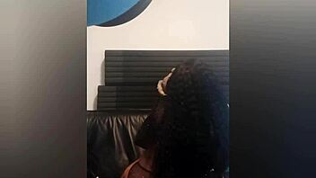 Ebony princess strapons sub girl nasty in front of bf