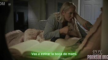 big ass blonde milf seduces with creampie tease