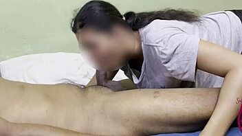 Mexicana caliente chupa polla y orgasmea con lamida 🔥