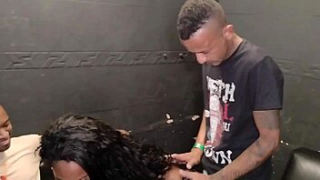 brazilian slut gives her pussy to stranger first time cuckold watches