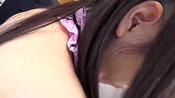 petite asian babe sucks off guy for first facial cumshot