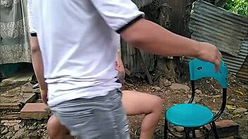 Horny manicurist returns bolder for public lesbian pussy licking doggystyle