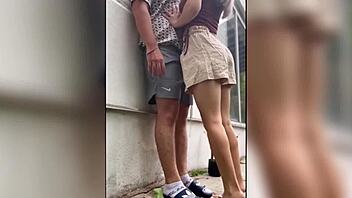 wanna fuck this horny 18 year old skinny teen outdoors in alley till creampie?