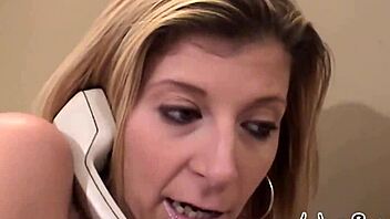 I strap-on pound sara jay railing that slutty milf hard