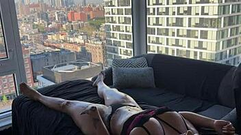 ebony goddess massages big black cock interracial surprise