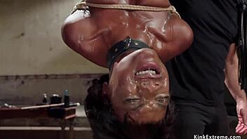 gimp slave pounds ebony trainee hard