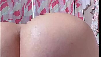 maria nagai toys her ass in sexy underwear