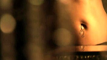 Brunette slips into her sleek BLACK DRESS elegantly