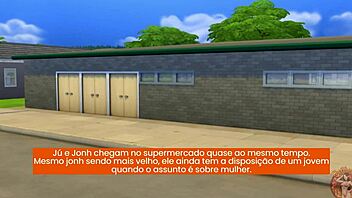 old man hunts married woman in visual novel rpg episode 1