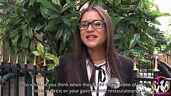 Alice Axx's Hairy Pussy Takes Deep Paris Anal