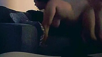 HORNY WIFE BENT OVER FUCKED HARD DOGGYSTYLE IN LIVING ROOM