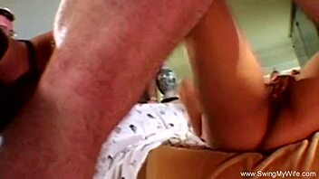 married couple jumps into kinky swinging with hot wife anal