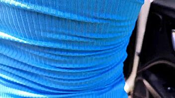 i flash my big tits and curvy latina ass publicly before vagninho's monster cock pounds my pierced hole outdoor full adventure with luna oliveira