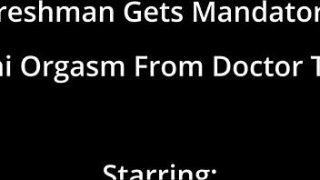 Doctor rams hitachi wand forcing lotus lain's explosive orgasms