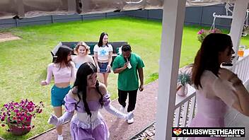 the music hit hard so we fucked the sexy dj right there