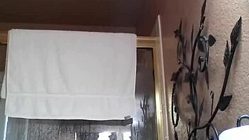 my relaxing shower turns steamy solo