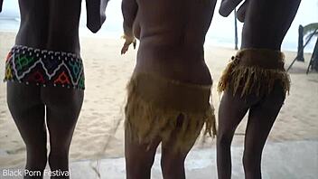 three african tribe witches dance skinny big tits ritual