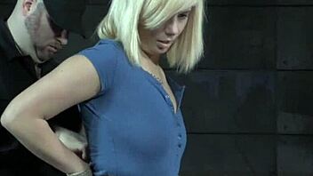 RESTRAINED sub's NIPPLES WHIPPED raw by maledom CLOSE UP