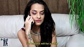 brazilian whore handjobs horny husband in homemade femdom
