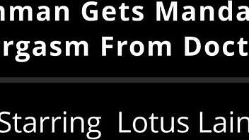 Doctor rams hitachi wand forcing lotus lain's explosive orgasms