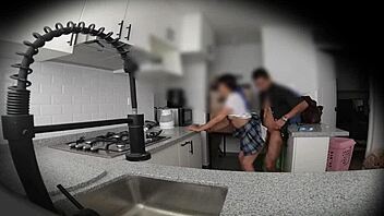 Hidden Camera Catches Neighbor's Secret Upskirt Pleasures