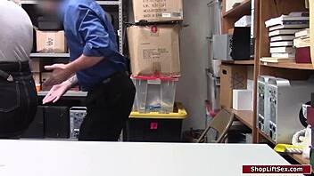 Shoplifter Takes Officers Cock Discipline