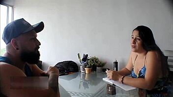 Colombian milf pretends therapy to fuck skinny stepsis in rough homemade creampie