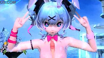 Hatsune Miku Nude Rabbit Hole Costume Vibrator Play