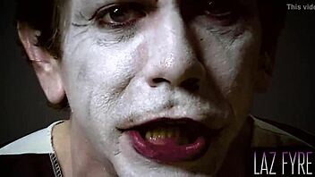 Harley quinn slut facefucked slapped in rough cosplay parody