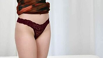 Sweet babe's dirty talk ignites first BBC pussy stretch thrill