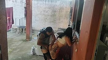 Horny Maid Can't Resist My Huge Erect Cock Workout!