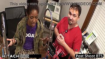 Doctor rams hitachi wand forcing lotus lain's explosive orgasms