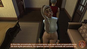 old man hunts married woman in visual novel rpg episode 1