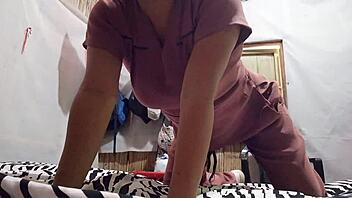 sexy latina bends over for intense doggystyle pounding