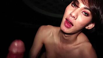 wanna see this hot asian tomboi shemale fuck pov bareback?