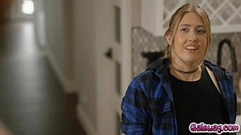 Lulu Chu sneaks away from kissing into full intimate sex with Electra Rayne